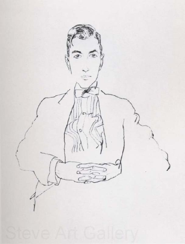 Egon Schiele Portrait of erich lederer France oil painting art